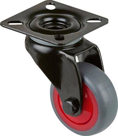 Produktbild BS Rollen Lenkrolle A800.A85.03 mit Platte Durchmesser 50 B 20mm 50 kg TPR