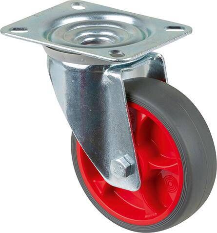 Produktbild BS Rollen Lenkrolle L400.B44.03 Rad Durchmesser 100 mm 110 kg Stahl verzinkt