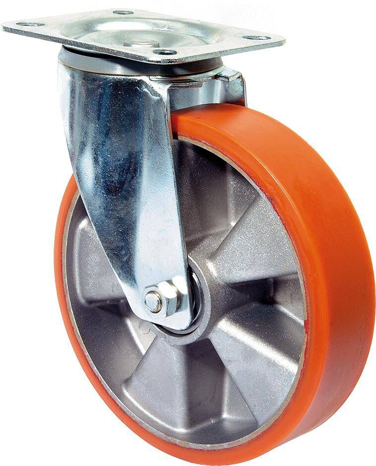 Produktbild BS Rollen Lenkrolle L400.B90 Rad 200 mm 300 kg Stahl verzinkt