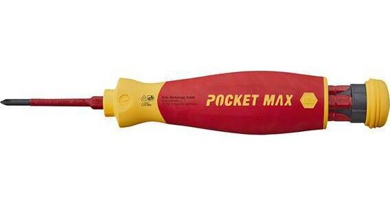 Produktbild Wiha Magazin Schraubendreher PocketMax VDE 4 teilig