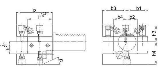 Produktbild Mehrfachaufnahme VDI D2 40x25mm Überkopf FORTIS bild 2