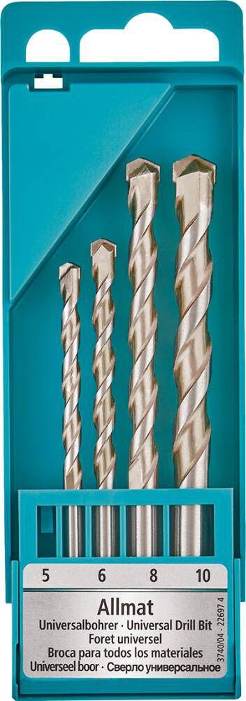 Produktbild Heller Mehrzweckbohrer-Satz Allmat 4-teilig 5-10 mm