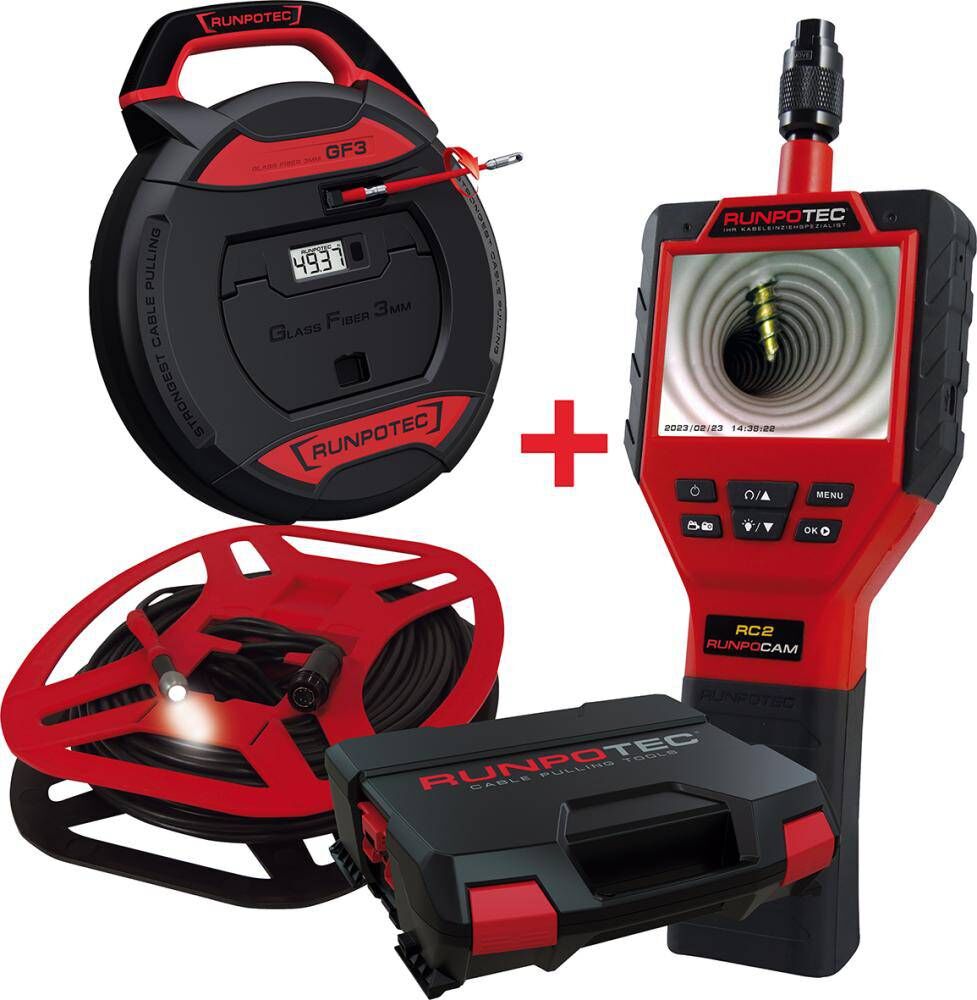 Produktbild Runpotec Multifunktionskamera Runpocam RC2 30 meter mit GF3