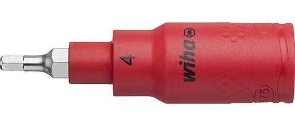 Produktbild Wiha Schraubendrehereinsatz 3/8 Zoll Innensechskant VDE 8x75 mm