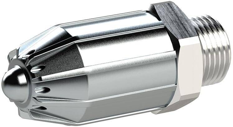 Produktbild RIEGLER Sicherheitsdüse lärmarm für Blaspistolen Düsen-Außen 17 mm M12x1,25 mm