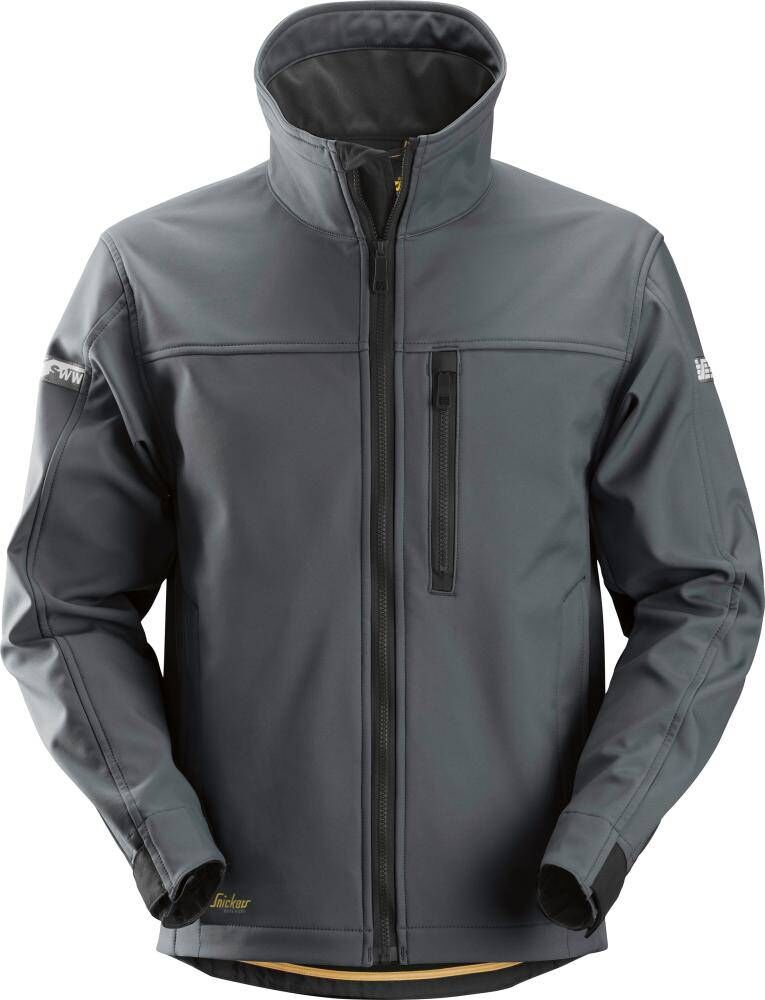 Produktbild Hultafors Softshell Jacke 1200 Snickers stahlgrau schwarz Größe XL