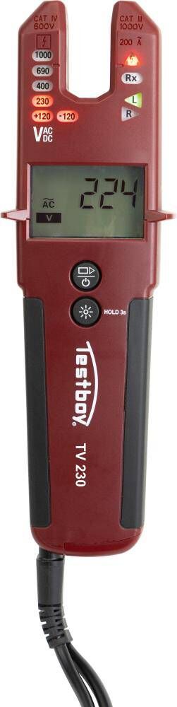 Produktbild Testboy Spannungsprüfer TV 230 mit Zangenfunktion
