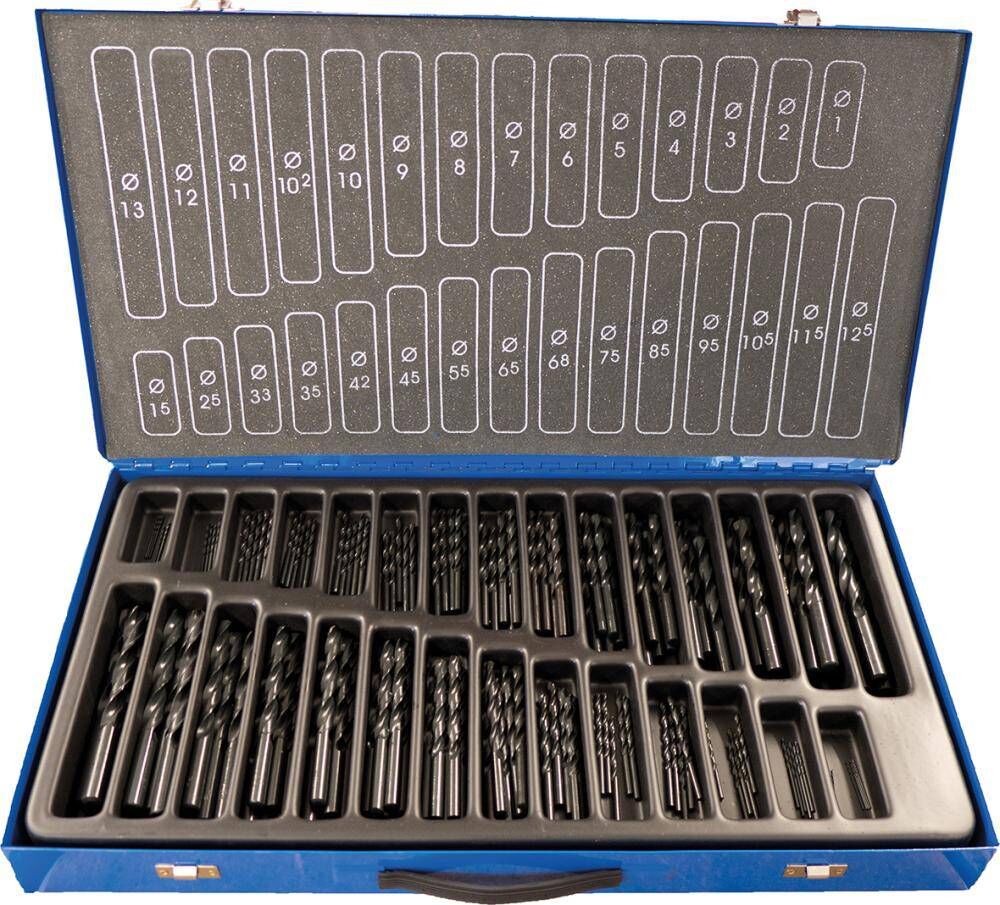 Produktbild FORUM Spiralbohrersatz D338N rollgewalzt 1-13 mm 145 teilig HSS