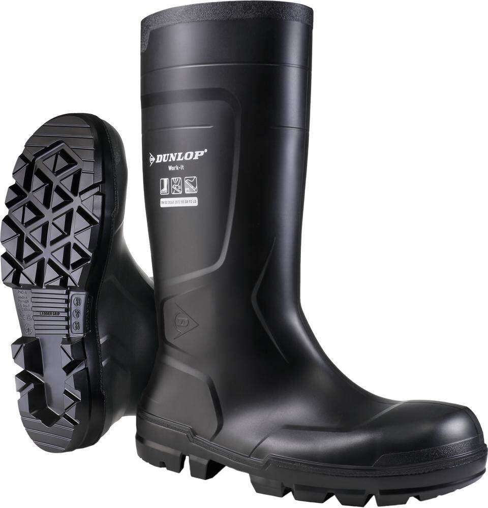 Produktbild Dunlop Stiefel WORK-IT Größe 42 BLACK PVC SR LO LG S5
