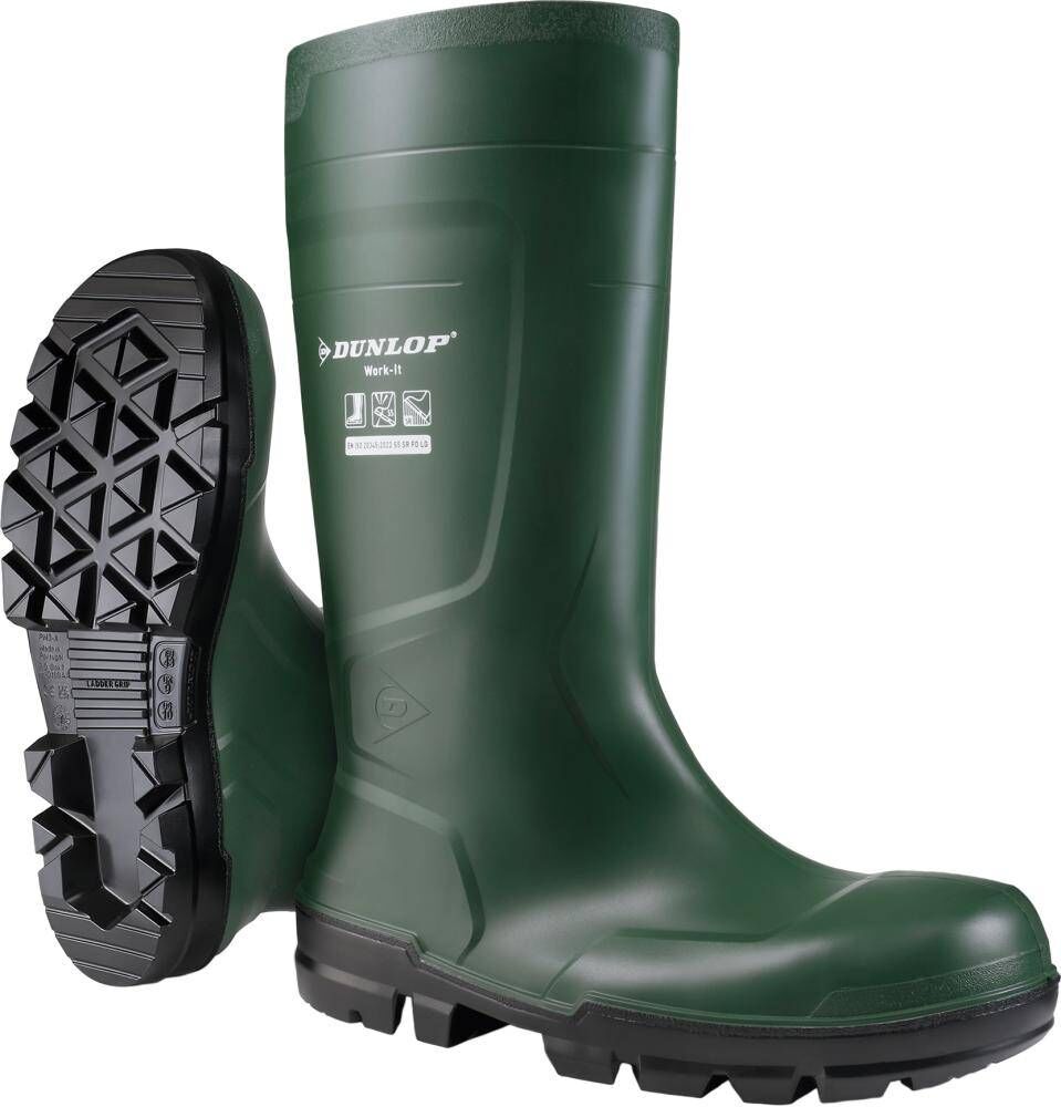 Produktbild Dunlop Stiefel WORK-IT Größe 49 FullSafety Heritage GreenPVC SR LO LG S5