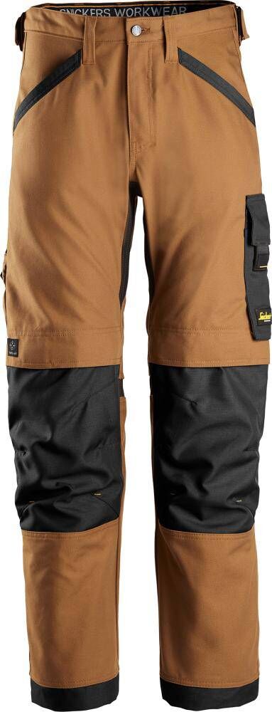 Produktbild Hultafors Stretch Arbeitshose Snickers Canvas braun schwarz Göße: 50