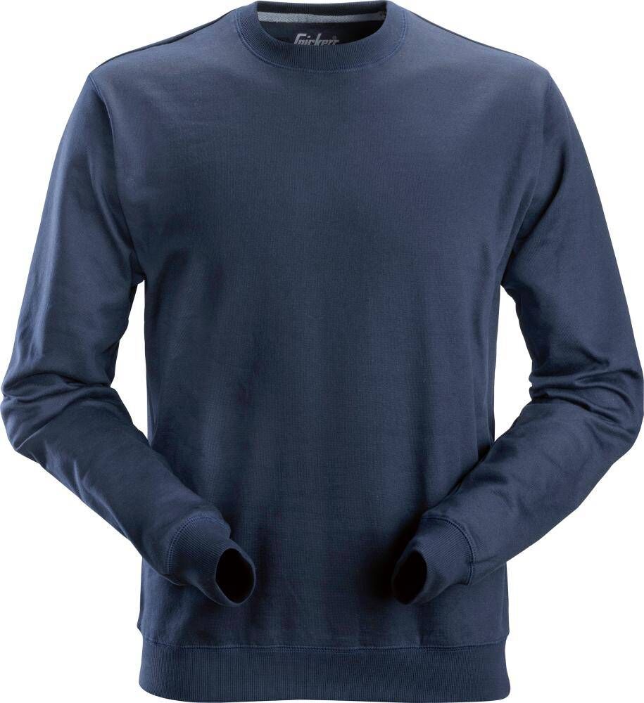 Produktbild Arbeits Pullover Baumwolle Größe L navyblau