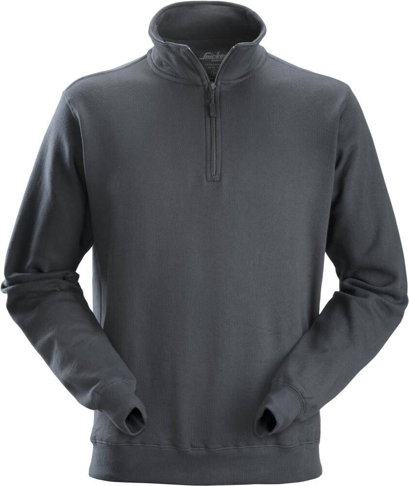 Produktbild Hultafors Sweatshirt Troyer mit Halbreißverschluss Größe XL stahlgrau