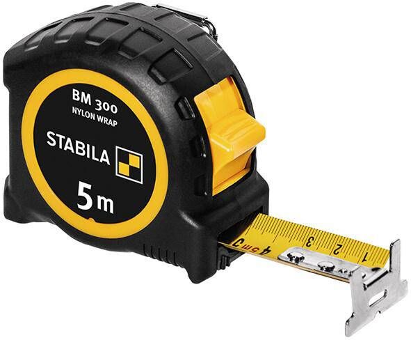 Produktbild Stabila Taschenbandmaß BM 300 5 meter x 27 mm Teilung mm/cm