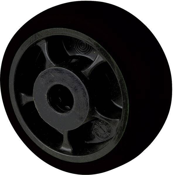 Produktbild BS Rollen Thermoplastischer Gummirad 80 mm schwarz 100 Kg