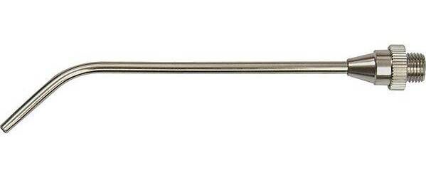 Produktbild RIEGLER Verlängerungsdüse für Ausblaspistole Messing gebogen M12x1,25 250 mm