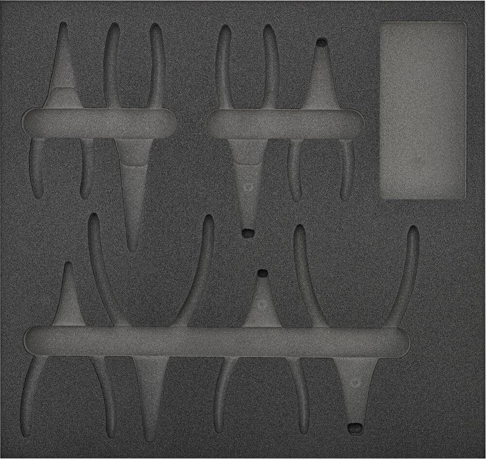 Produktbild Knipex Werkzeugmodul 1/3 leer Sicherungsringzangen
