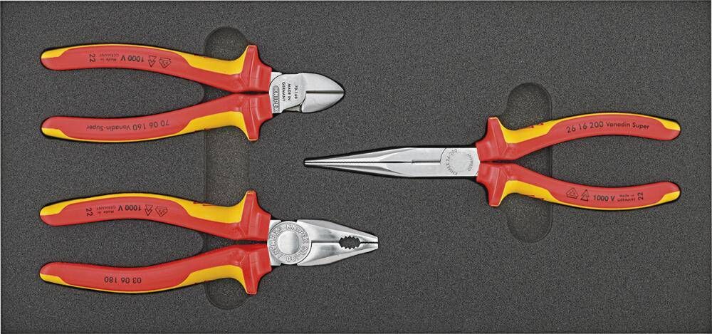 Produktbild Knipex Werkzeugmodul 1/3 Zangen VDE