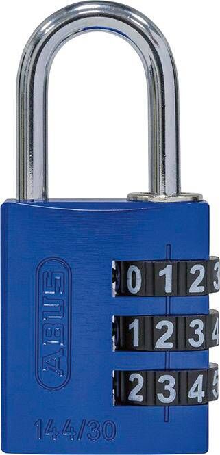 Produktbild ABUS Zahlen Hangschloss 144/30 blau Lock-Tag