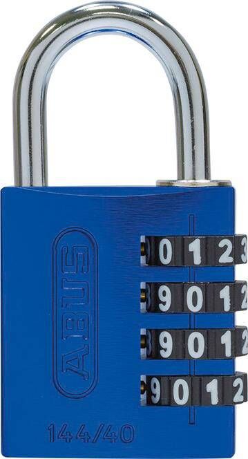 Produktbild ABUS Zahlen Hangschloss 144/40 blau Lock-Tag