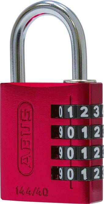 Produktbild ABUS Zahlen Hangschloss 144/40 rot Lock-Tag