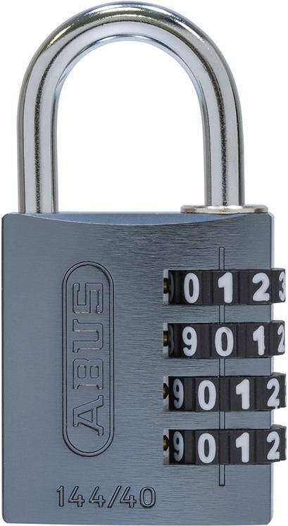 Produktbild ABUS Zahlen Hangschloss 144/40 titanium Lock-Tag