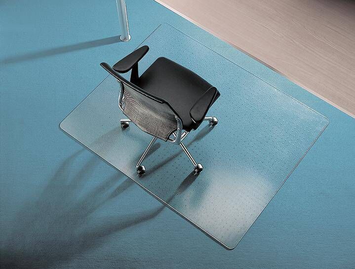 Produktbild Miltex Bodenschutzmatte Ecogrip Solid BxT 120 x 110 cm Teppichböden transparent