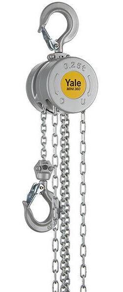 Produktbild Yale Stirnradflaschenzug YaleMINI 360 0,25t - NH Hub 3,0 m Tragkraft 250 kg