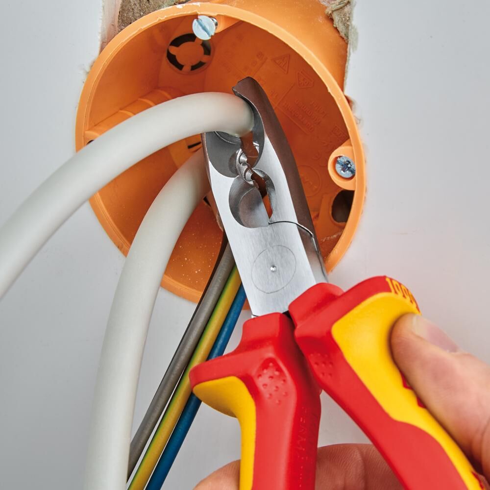 Knipex Abmantelungszange 165mm VDE 2K Produktbild Knipex Abmantelungszange 165mm VDE 2K
