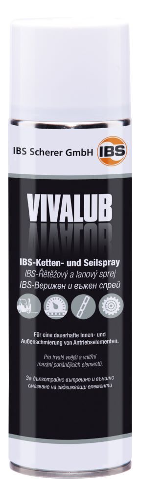 IBS Scherer Kettenspray Seilspray VivaLub 0,5 Liter Produktbild IBS Scherer Kettenspray Seilspray VivaLub 0,5 Liter