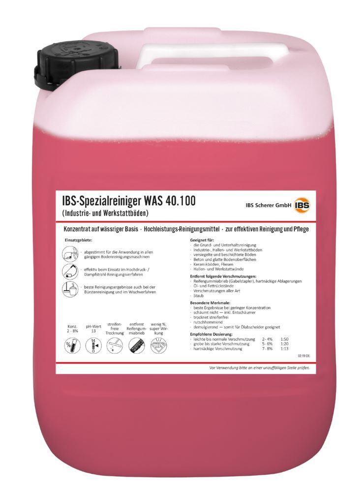 IBS Scherer Spezialreiniger WAS 40.100 im IBC Container 1000 Liter Produktbild IBS Scherer Spezialreiniger WAS 40.100 im IBC Container 1000 Liter