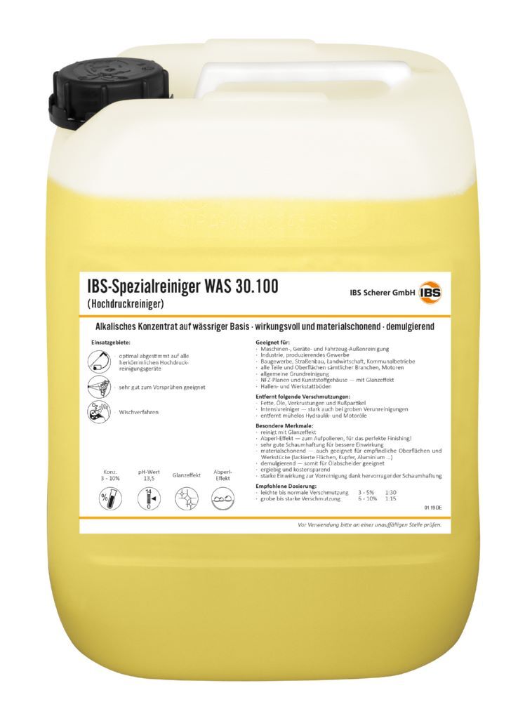 IBS Scherer Spezialreiniger WAS 30.100im IBC Container 1000 Liter IBS Scherer Spezialreiniger WAS 30.100im IBC Container 1000 Liter