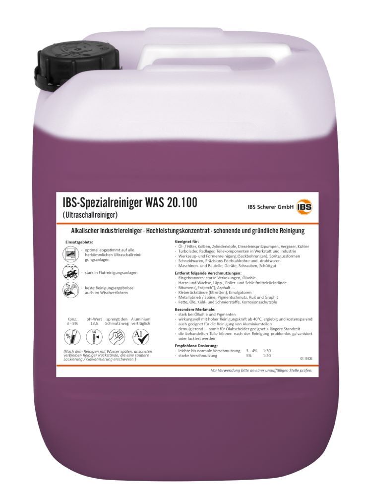 IBS Scherer Spezialreiniger WAS 20.100 Ultraschallreiniger im IBS Container 1000 Liter Produktbild IBS Scherer Spezialreiniger WAS 20.100 Ultraschallreiniger im IBS Container 1000 Liter