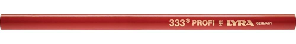 Lyra Zimmermanns-Bleistift 333 oval rot 24cm