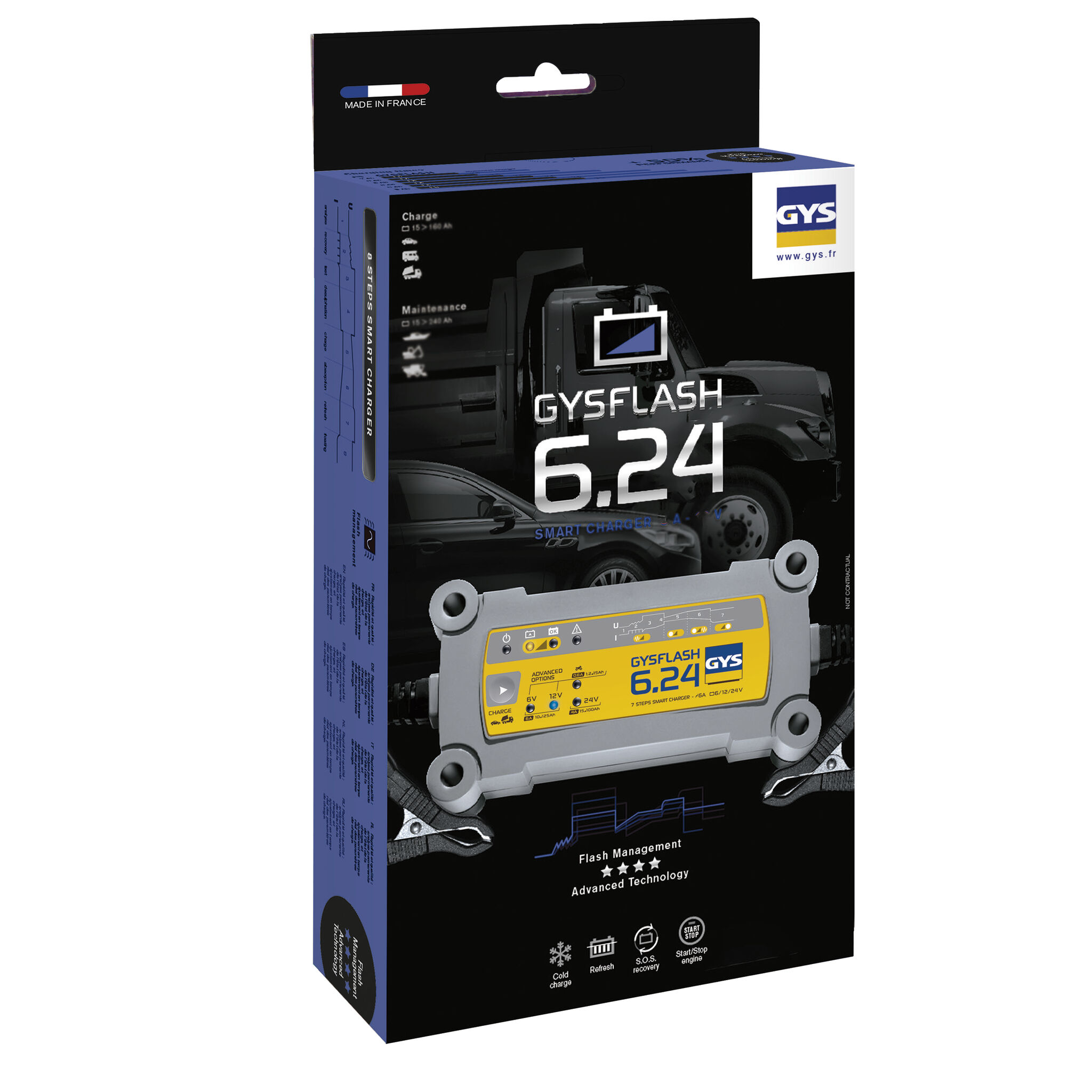 Gys Ladegerät GYSFLASH 6.24 Produktbild Gys Ladegerät GYSFLASH 6.24 bild 5