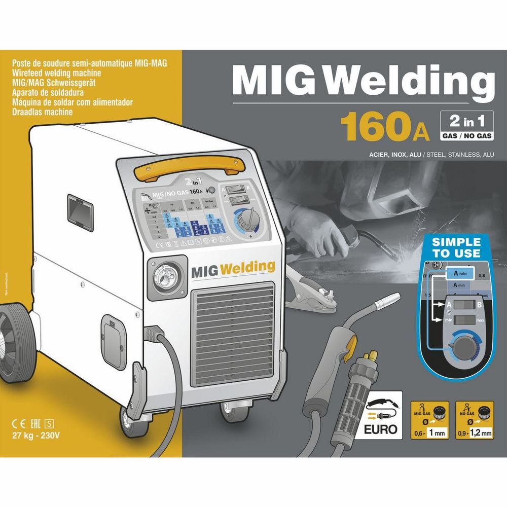 Schweissgerät Gys Smartmig 162 Produktbild Schweissgerät Gys Smartmig 162 bild 2