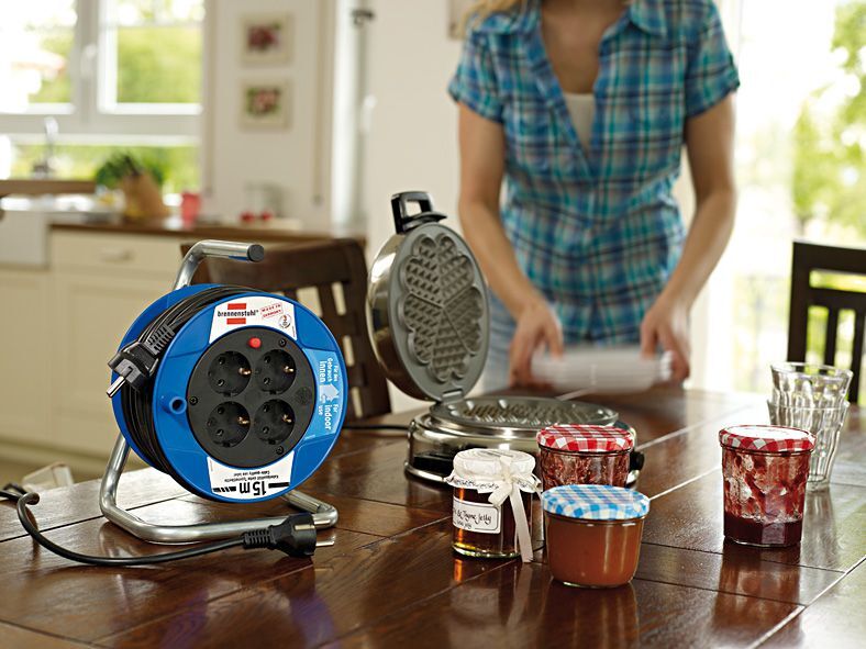 Brennenstuhl Kabeltrommel Kompakt 15m Produktbild Brennenstuhl Kabeltrommel Kompakt 15m bild 2