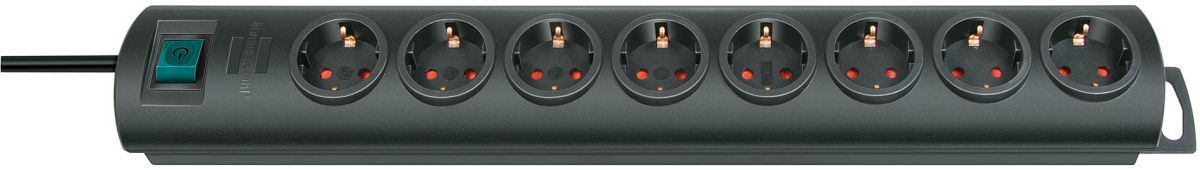 Brennenstuhl 8 fach Steckdosenleiste Primera Line 2 m Produktbild Brennenstuhl 8 fach Steckdosenleiste Primera Line 2 m