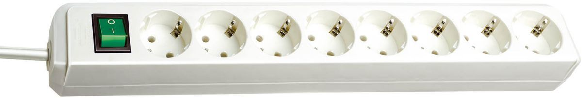 Brennenstuhl Steckdosenleiste Eco Line 8 Stecker 3m Produktbild Brennenstuhl Steckdosenleiste Eco Line 8 Stecker 3m