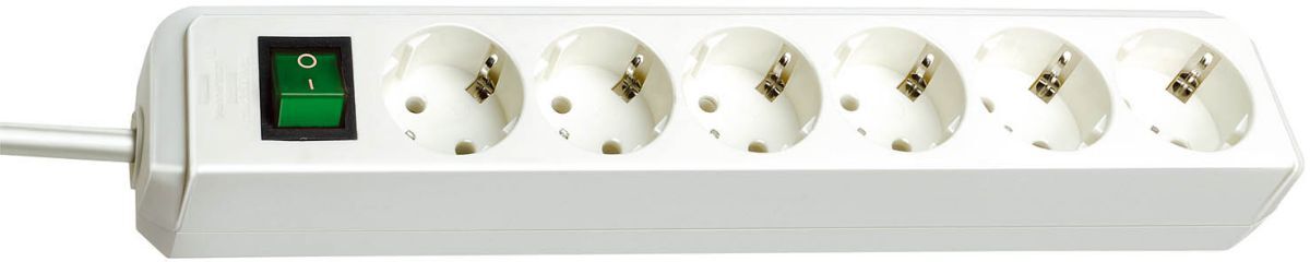 Brennenstuhl Steckdosenleiste Eco Line mit 6 Steckplätze 3m Brennenstuhl Steckdosenleiste Eco Line mit 6 Steckplätze 3m