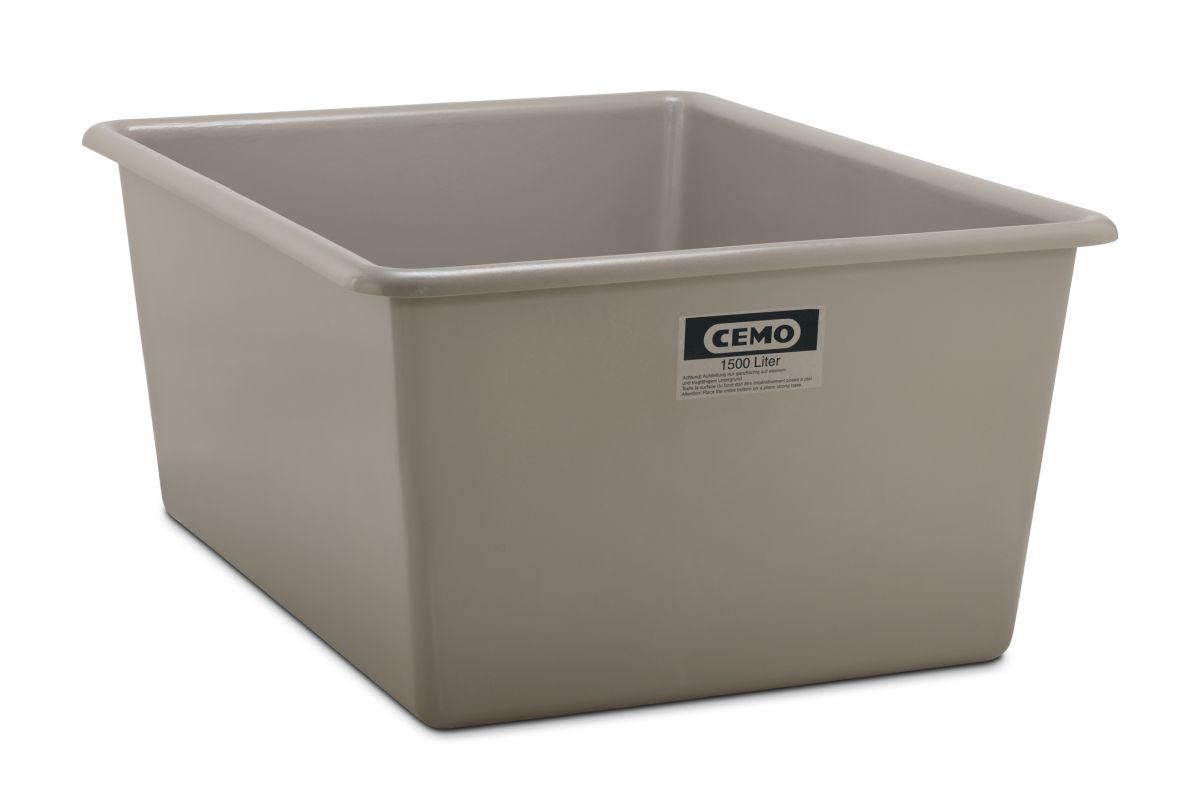 Cemo Rechteckbehälter GFK1500 Liter Produktbild Cemo Rechteckbehälter GFK1500 Liter
