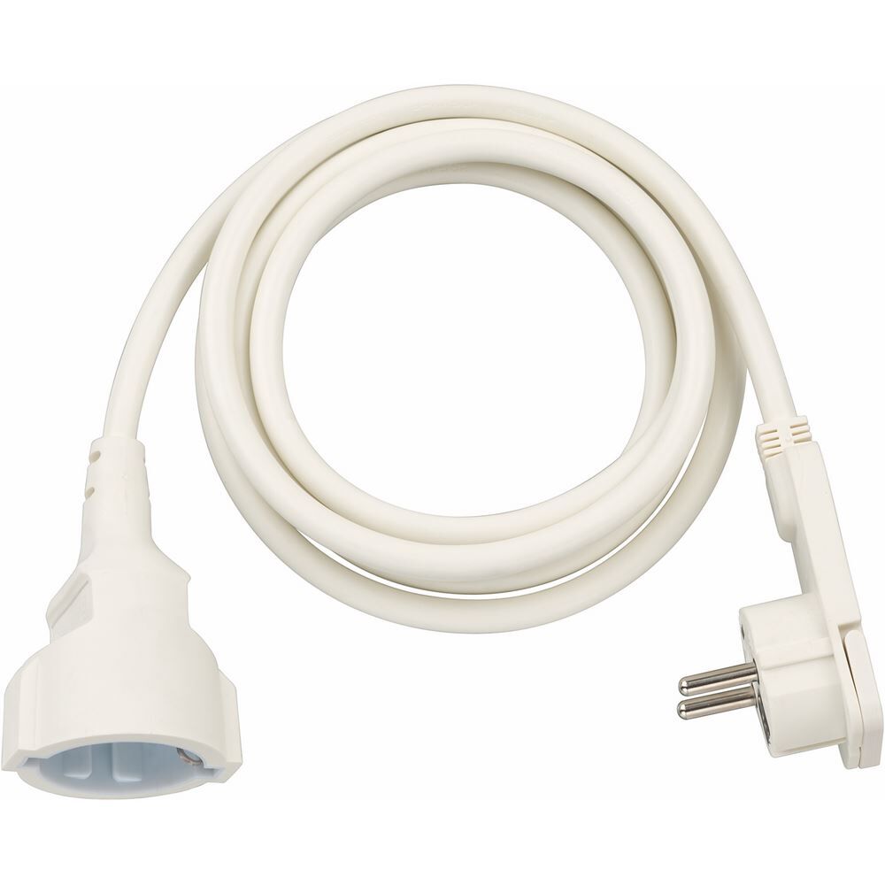Brennenstuhl Verlängerungskabel weiß 2 m lang mit Flachstecker Produktbild Brennenstuhl Verlängerungskabel weiß 2 m lang mit Flachstecker
