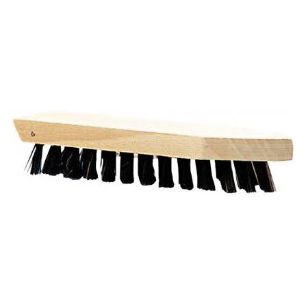 Schmutzbürste, dunkle Borsten, Holz