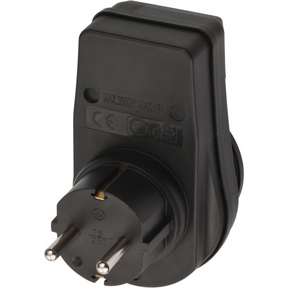 Brennenstuhl Steckdosenadapter EDS 10 IP44 mit Ein/Aus Schalter für den Außenbereich Brennenstuhl Steckdosenadapter EDS 10 IP44 mit Ein/Aus Schalter für den Außenbereich
