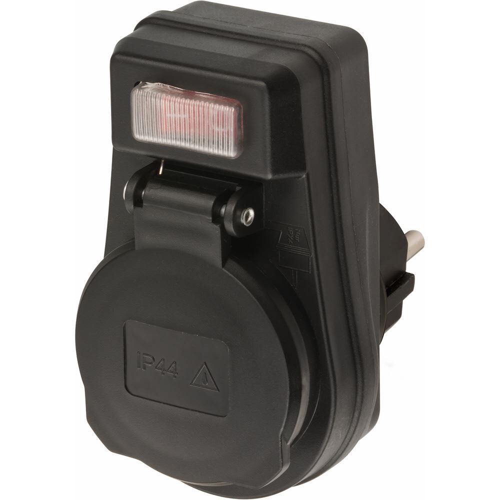Brennenstuhl Steckdosenadapter EDS 10 IP44 mit Ein/Aus Schalter für den Außenbereich Brennenstuhl Steckdosenadapter EDS 10 IP44 mit Ein/Aus Schalter für den Außenbereich