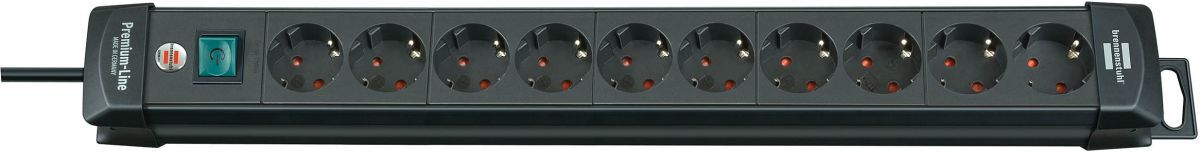 Brennenstuhl Steckdosenleiste 10 fach Premium Line 3 m Produktbild Brennenstuhl Steckdosenleiste 10 fach Premium Line 3 m