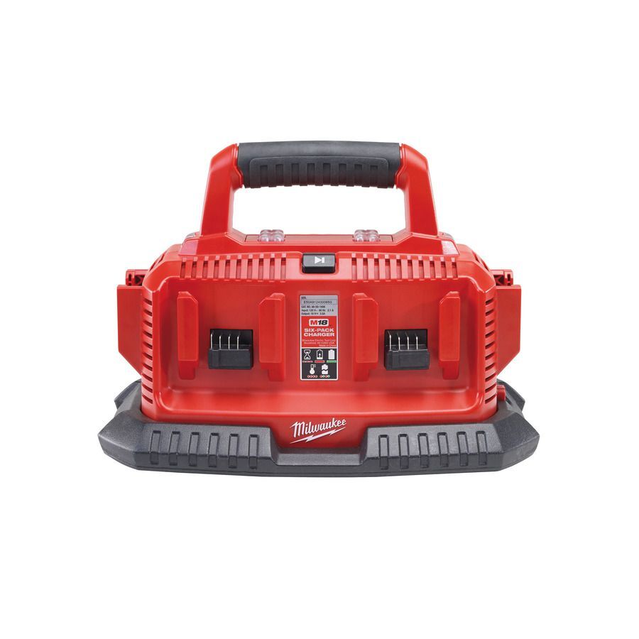 Milwaukee M1418 C6 Multi-Ladegerät für bis zu 6 Akkus M14 M18 Milwaukee M1418 C6 Multi-Ladegerät für bis zu 6 Akkus M14 M18