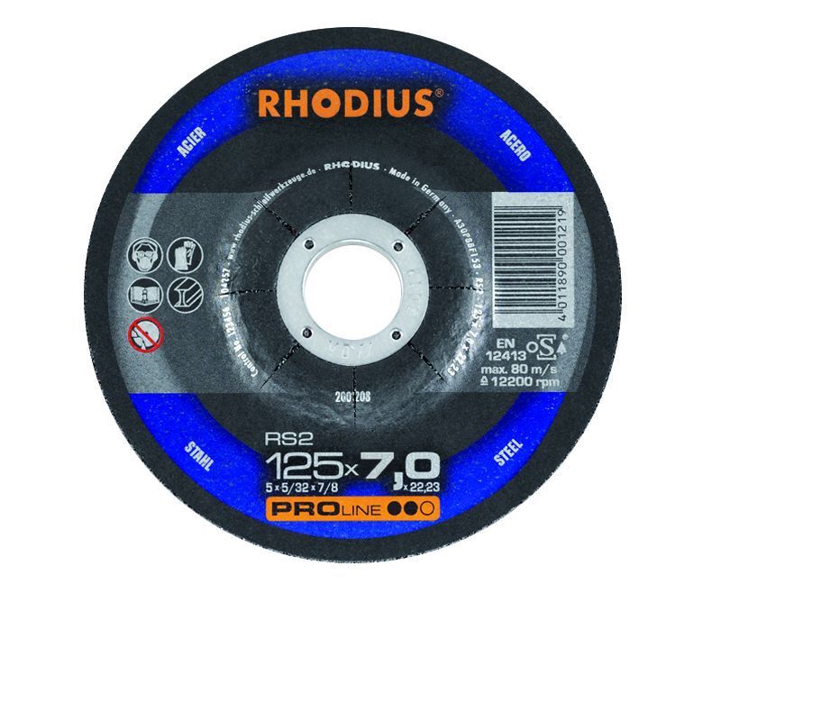Schruppscheibe Rhodius RS2 125mm Produktbild Schruppscheibe Rhodius RS2 125mm