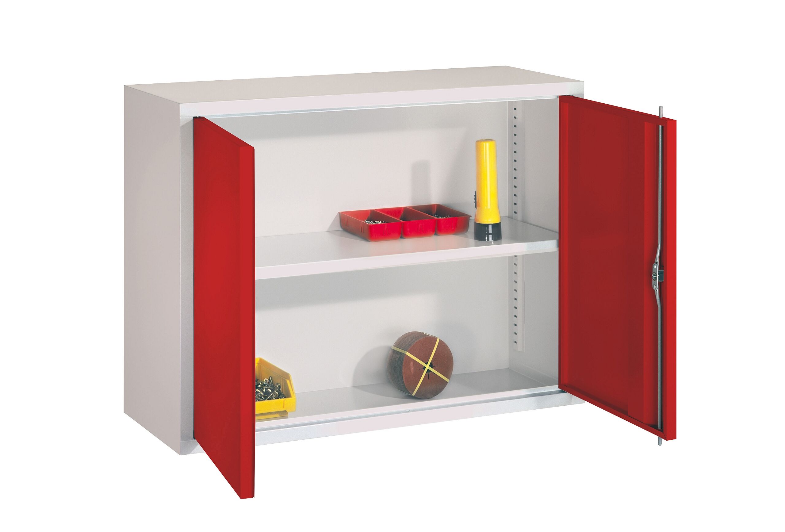 Pavoy Hängeschrank mit Vollblechtüren und Zylinderschloss 600 x 800 x 300 mm Produktbild Pavoy Hängeschrank mit Vollblechtüren und Zylinderschloss 600 x 800 x 300 mm