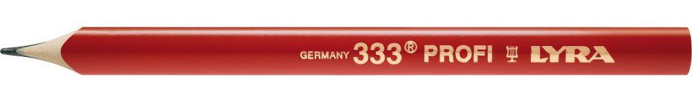 Lyra Zimmermanns-Bleistift a12333 oval rot 24cm